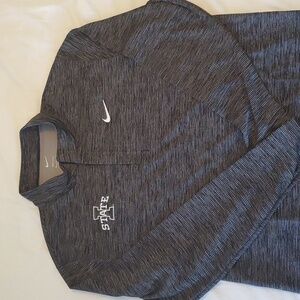 Nike Iowa State Golf Black Quarter Zip XL NWOT